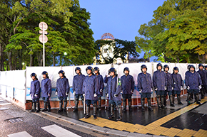 G7広島サミット警備写真