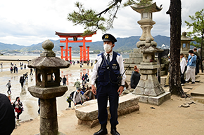 G7広島サミット警備写真