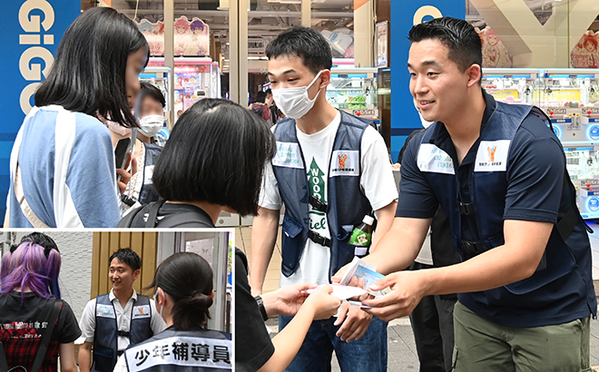 夏休みこども交通安全教室の様子