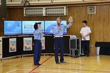 チラシを使った注意喚起
