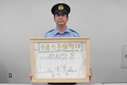 紙芝居を作成した警察官