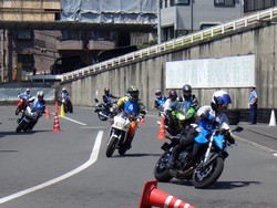 二輪車実技教室の実施状況その1