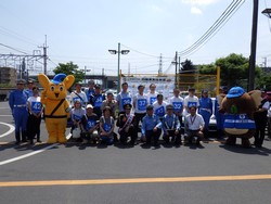 四輪車実技教室の集合写真