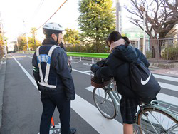 登校時呼びかけ