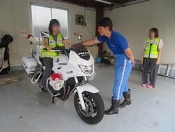 警察署一日体験の様子