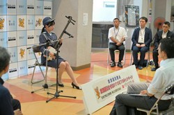 三味線演奏時の写真