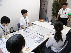 インタビューの様子