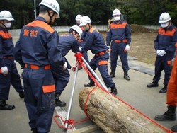 重量物排除訓練の画像