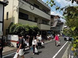 清掃活動中の様子