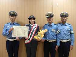 交通安全フェスタの写真