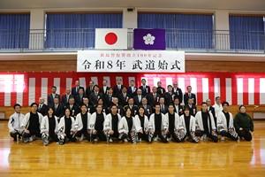 来賓太鼓部集合写真