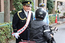 二輪車ストップ作戦