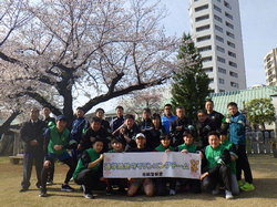 ランニングチームの集合写真