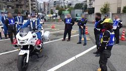 二輪車実技教室の写真