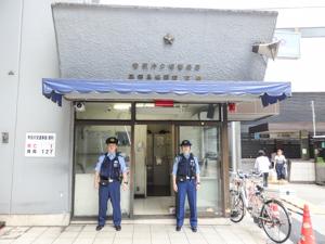 高田馬場駅前交番写真