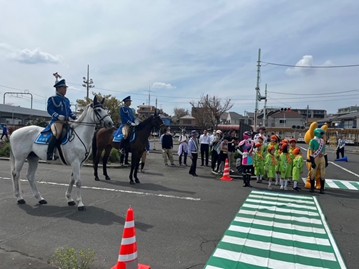 横断訓練時の画像