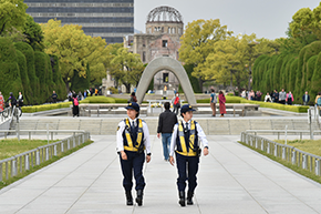 G7広島サミット警備写真