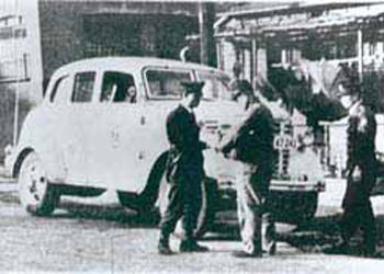昭和25年当時のパトカーの写真