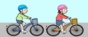 自転車イラスト　イメージ