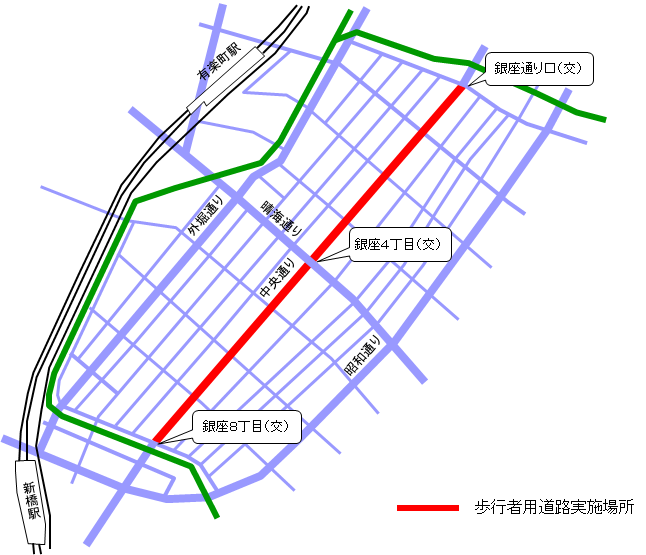 中央通り　銀座地区