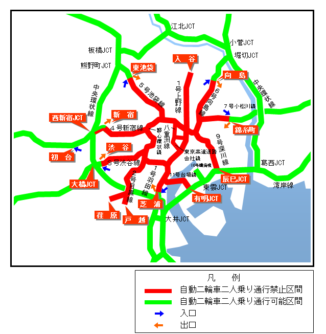 規制区間図