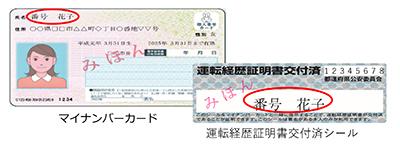 運転経歴証明書交付済シール