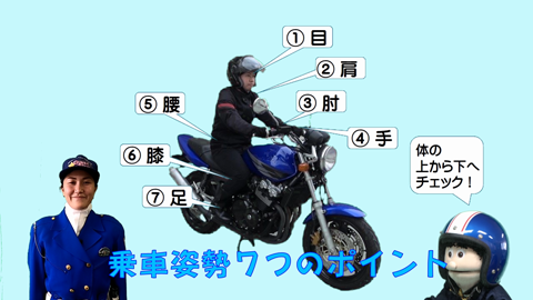 動画サムネイル（安全にかっこよく！乗車姿勢7つのポイント！）