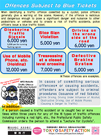 自転車も交通反則通告制度開始