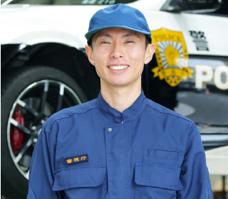 自動車整備人物画像